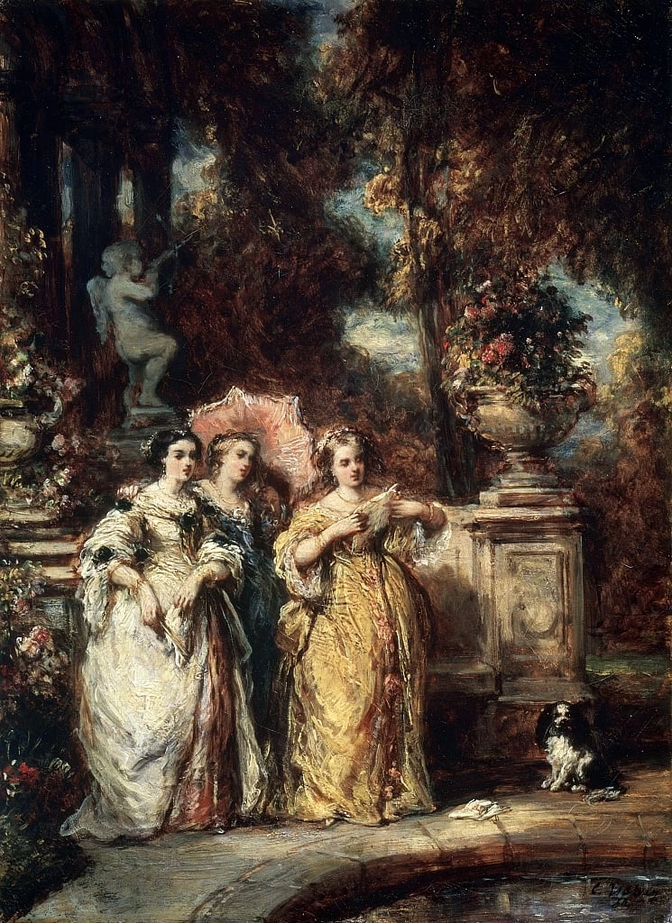 Una passeggiata, 1852